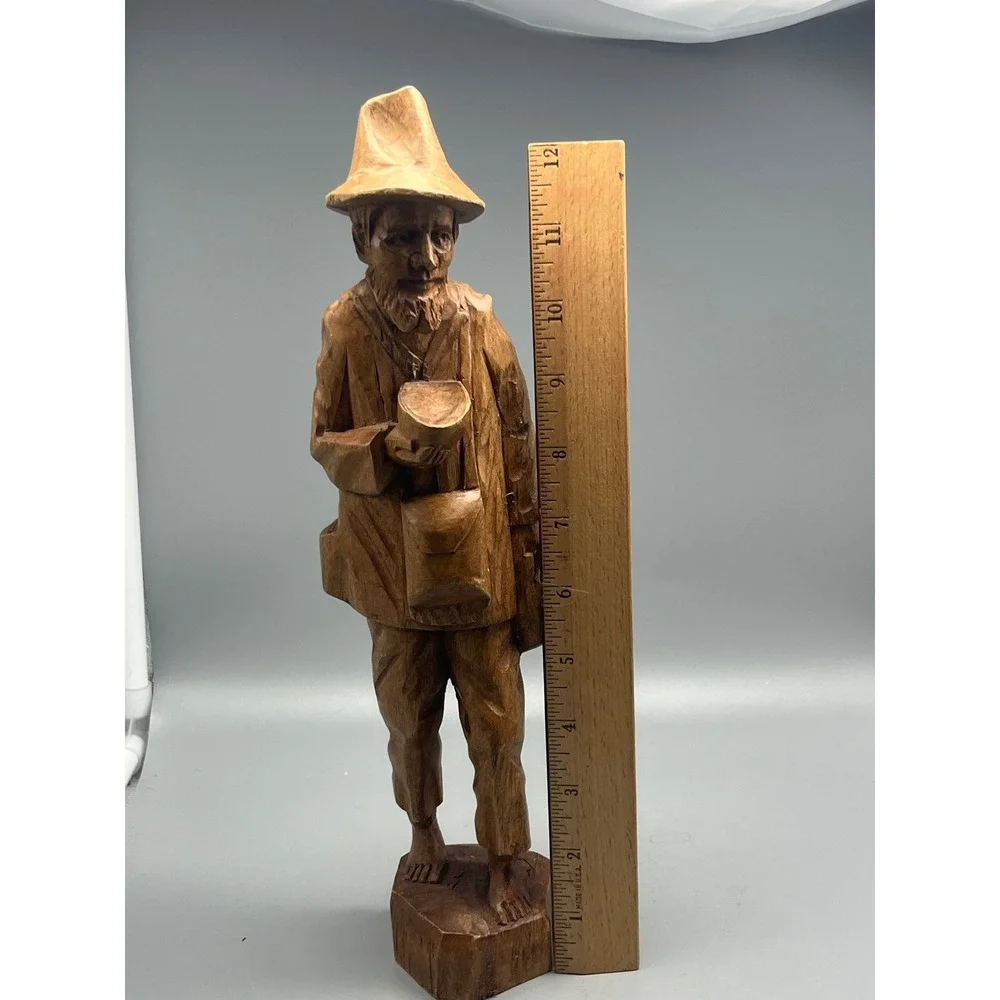 Hand carved Traveler Begger‎
